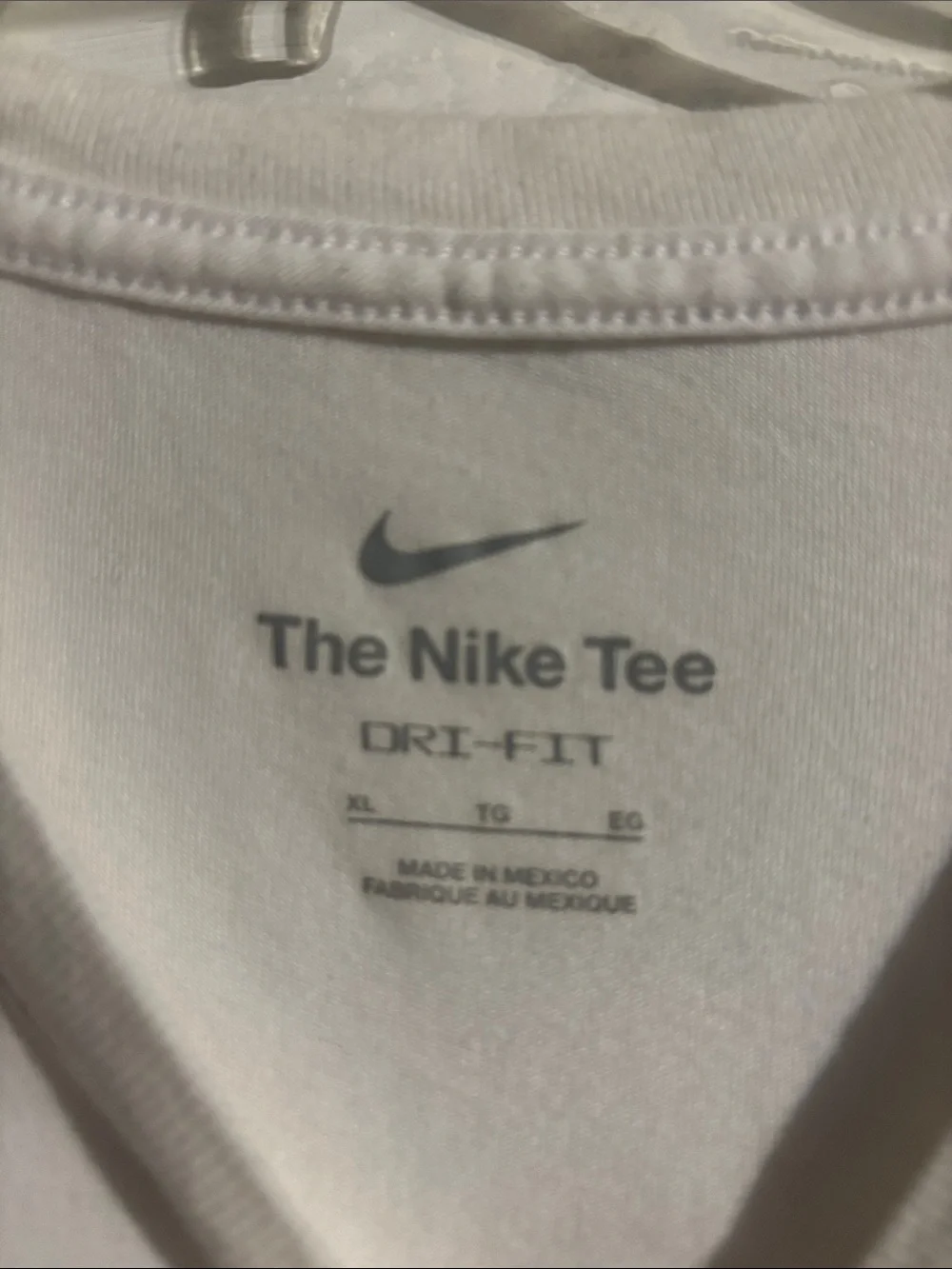 Nike White Lacrosse Graphic Short Sleeve Tee